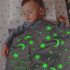 Gray Star Blanket - Sivo ćebe sa svetlećim zvezdama