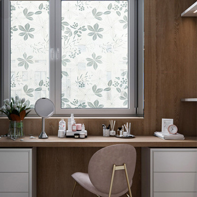 Window Film 40CM X 100CM - Folija za staklo sa dezenom LIŠĆA	