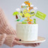 Happy Birthday dino set – Dekoracija za tortu