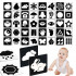 Baby Vision level 1 - crno-bele edukativne kartice za bebe (0-3 meseca)