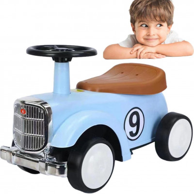 Blue Old Timer – Dečiji autić sa guralica vintage stila