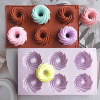 Wave kuglof - silikonska modla za 6 mini kuglofa
