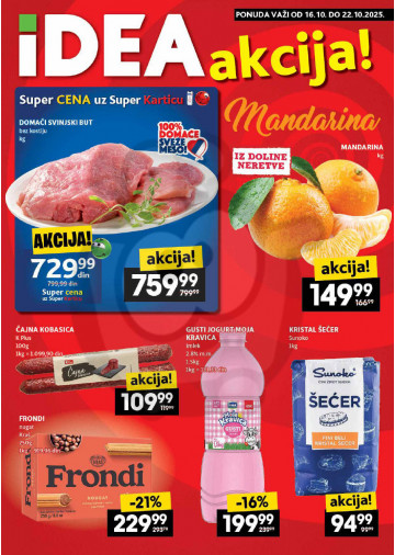 Nedeljna + Vikend akcija