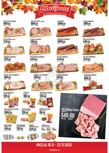 Proizvodi na akciji su obeleženi datumom trajanja - Redovne cene su podložne promenama