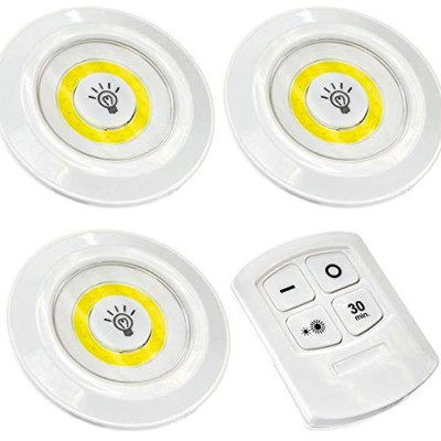 Bežično LED svetlo - set od 3 sijalice sa daljinskim upravljačem