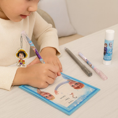 Dečiji set za pisanje - Notes, olovke i lepak