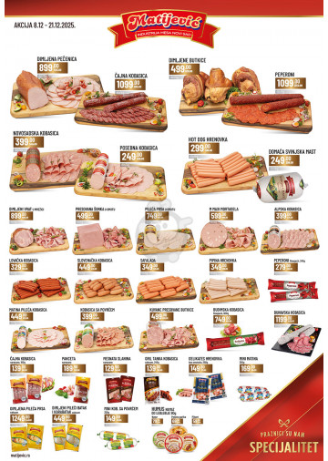 Proizvodi na akciji su obeleženi datumom trajanja - Redovne cene su podložne promenama