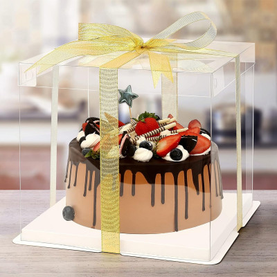 Dolce Box 25x25cm - Transparentna kutija za torticu 
