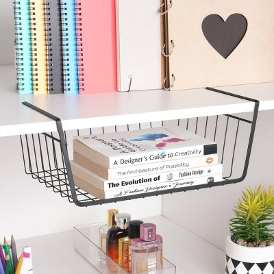 Metal shelf - Crna metalna viseća polica 