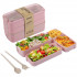 3u1 bento box  - eko kutija za ručak sa priborom