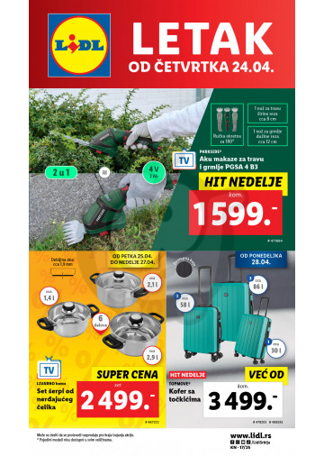 Nedeljna Akcija April