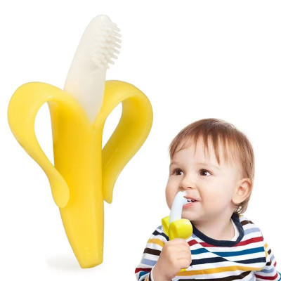 Banana četkica za masiranje bebinih desni 