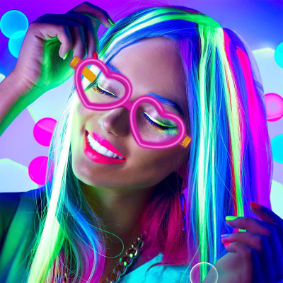 Heart Glow Glasses - svetleće naočare za žurke