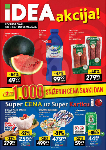 Nedeljna + Vikend akcija