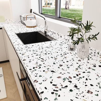 Samolepljiva Terrazzo PVC tapeta 60 cm x 1 m