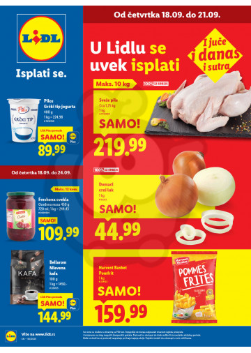 Nedeljna Akcija Septembar