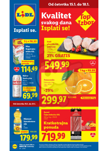 Nedeljna Akcija Januar