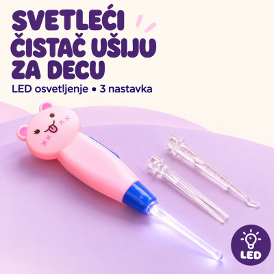 LED Ear-Cleaner - Svetleći čistač ušiju za decu