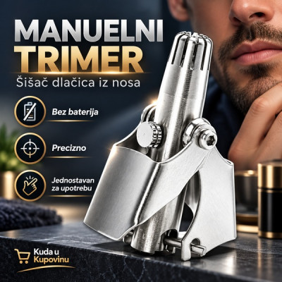 Manuelni trimer - Šišač dlačica iz nosa 