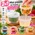 2 u 1 mini posuda za hranu - sa oceđivačem i poklopcem