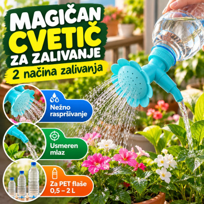 2u1 magičan cvetić za zalivanje biljaka