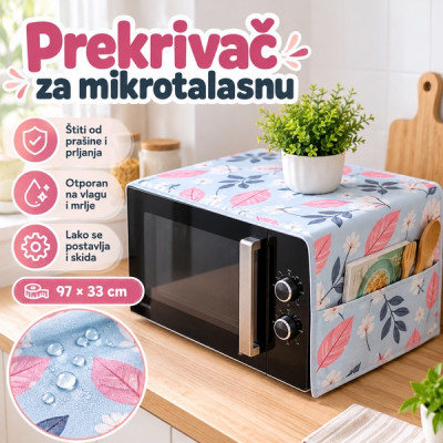 Prekrivač za mikrotalasnu pećnicu - zaštita od prašine i prljanja