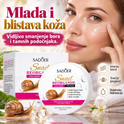 Sadoer Snail Reorganize Collagen Eye Mask 80g
