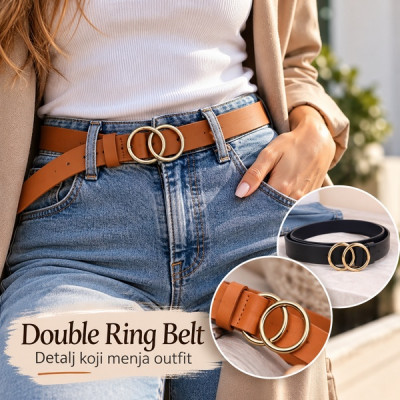 Double Ring Belt - Kaiš sa unikatnom šnalom