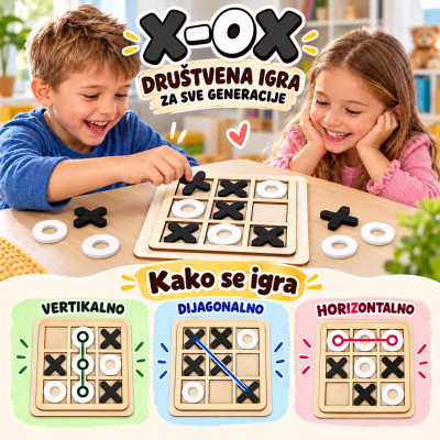 X-OX društvena igra za sve generacije