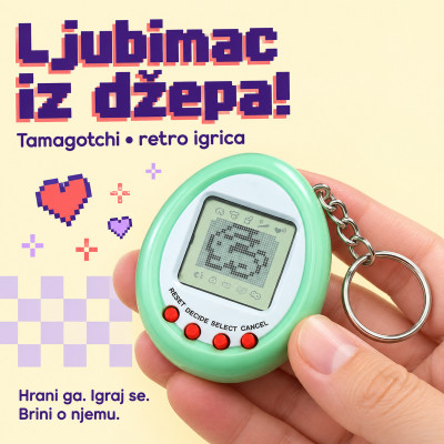 Virtuelni kućni ljubimac Tamagotchi - retro igrica