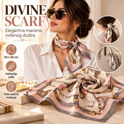 Divine scarf - elegantna marama svilenog dodira