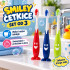 Smiley set od 3 samostojeće četkice za decu