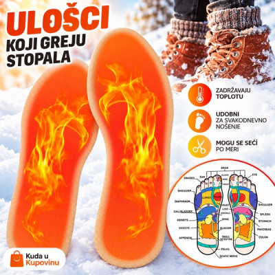 Ulošci za obuću koji greju stopala