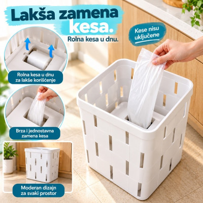 Kanta sa sistemom za lako ubacivanje i vađenje kesa