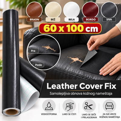 Leather Cover Fix - samolepljiva obnova kožnog nameštaja  60cm × 100cm