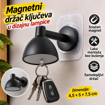 Magnetni držač ključeva u šik dezenu lampice