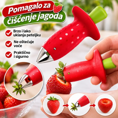 Strawberry tool - efikasno pomagalo za čišćenje jagoda