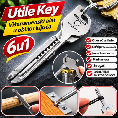 6in1 Utile key - Višenamenski alat u obliku ključa