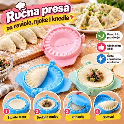 Dough Press - ručna presa za raviole, njoke i knedle