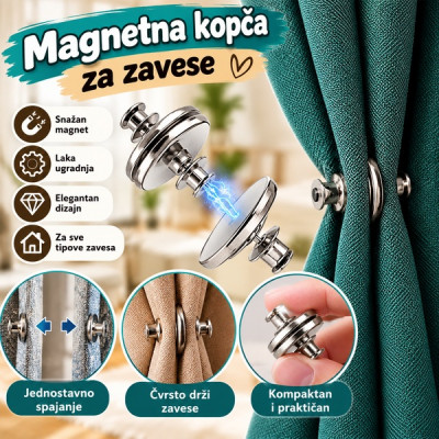 Magnetna kopča za zavesu