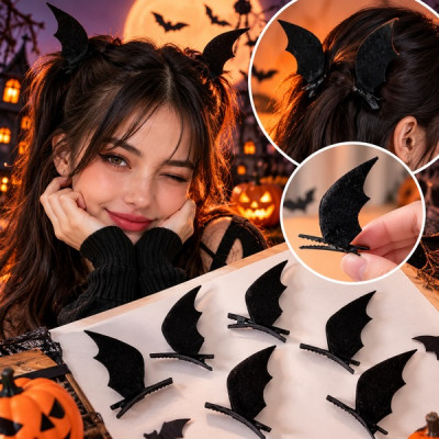 Šišmiš Halloween šnalica za kosu 