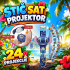 STICH Projektor - Dečiji Digitalni Sat sa 24 Projekcije Patrolnih Šapa
