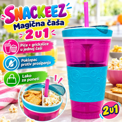 Snackeez - Magična čaša za grickalice i sokiće