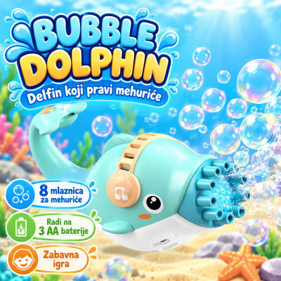 Bubble Dolphin - Delfin koji pravi mehuriće