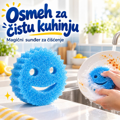 Magični sunđer za čišćenje - uklanja tvrdokorne fleke