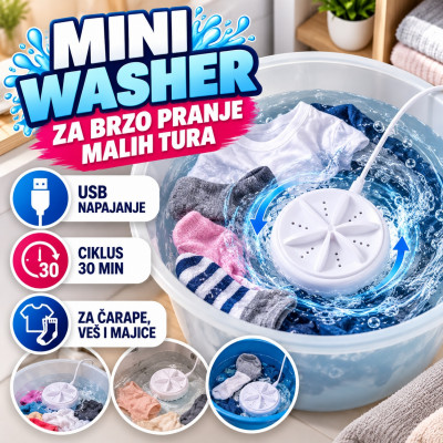 Mini Washer - Prenosiva centrifuga za pranje veša
