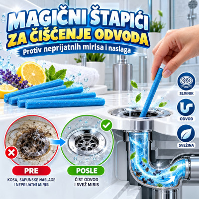 Sani sticks - Magični štapići za čišćenje slivnika i odvoda