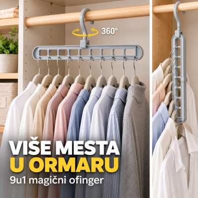9u1 magičan ofinger za više mesta u ormaru