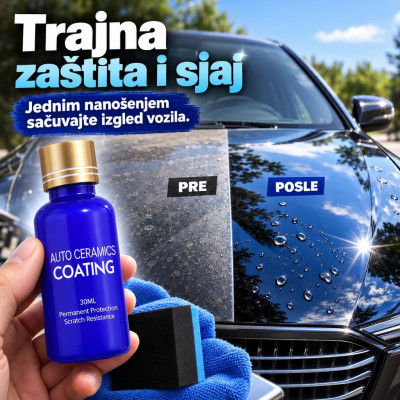 Keramička zaštita laka automobila od ogrebotina i prljavštine 30ml