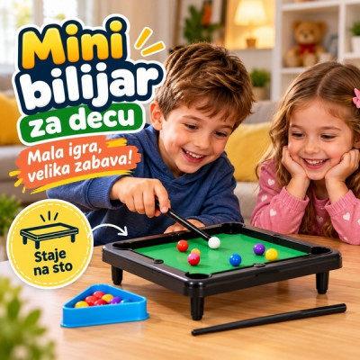 Mini bilijar - društvena igra za decu
